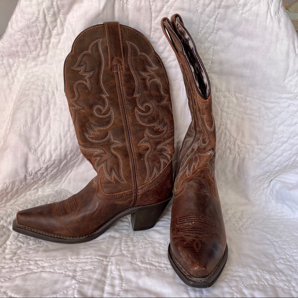 Laredo Ladies Cowboy Boots Size 7M